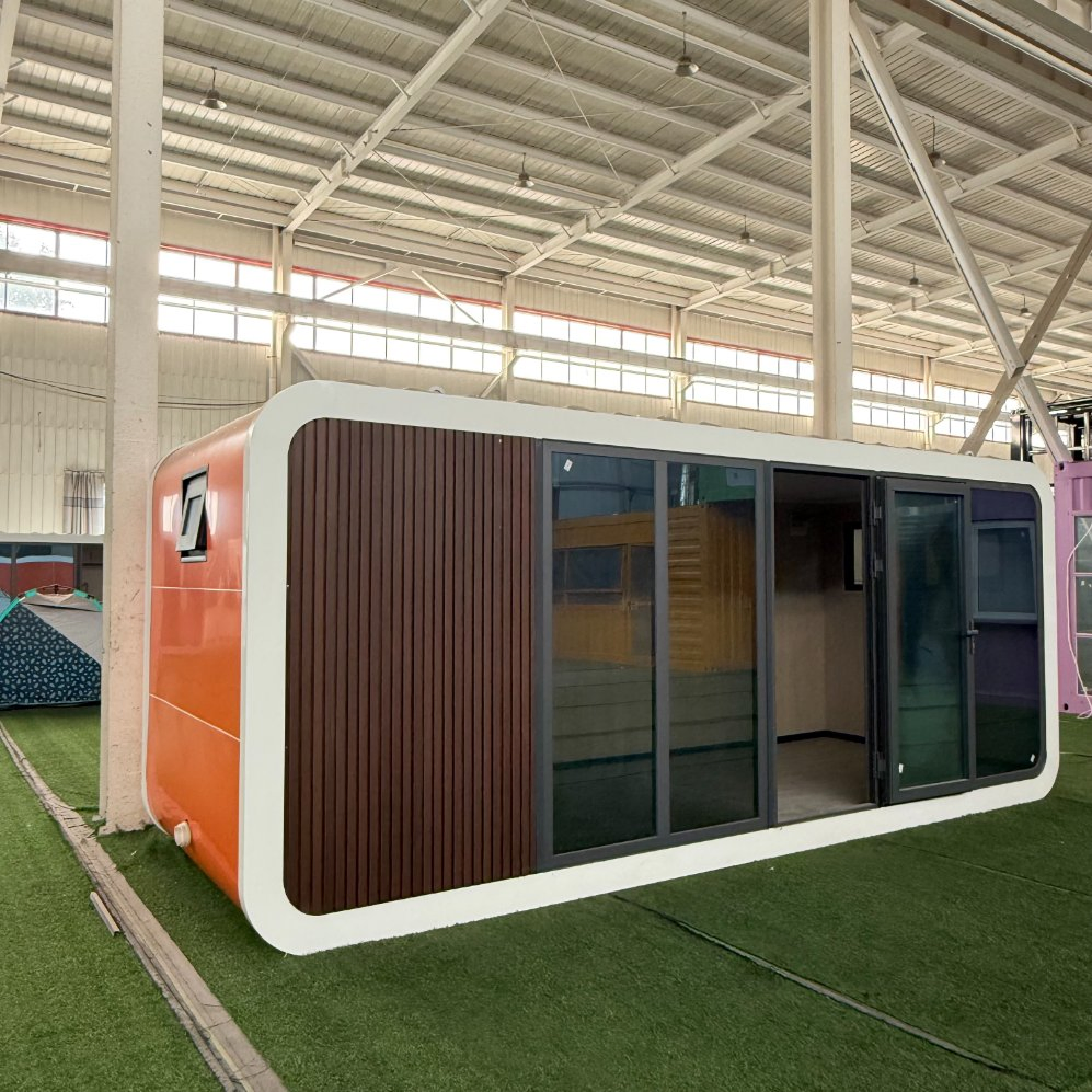 Modern Luxury Mobile Tiny Portable Pod Modular Prefab Apple Cabin House for Office/Hotel/Rresort/Inn/Airbnb