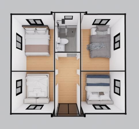 Disaster Relief Prefabricated House Emergency Expandable Shelter System