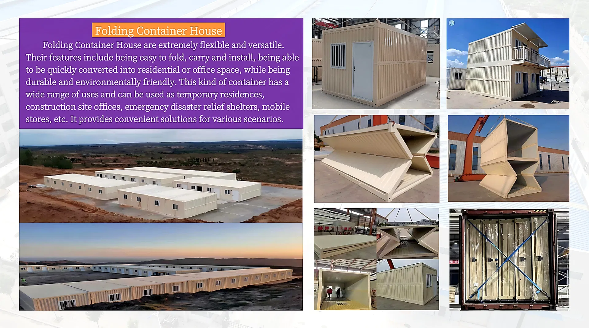 Modular Home Prefabricated Safe Container House