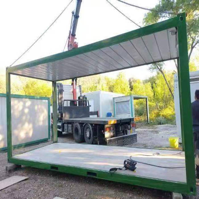 Detachable Low Price Product Golden Supplier Flat Pack Assemble Container House Prefabricated 40FT Labor Camp Luxury Living