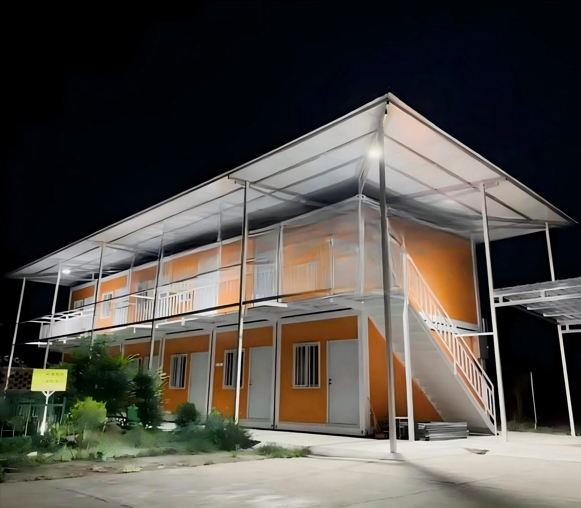 Affordable Cheap Double-Storey Cabin Dormitory Prefabricated/Prefab Capsule House