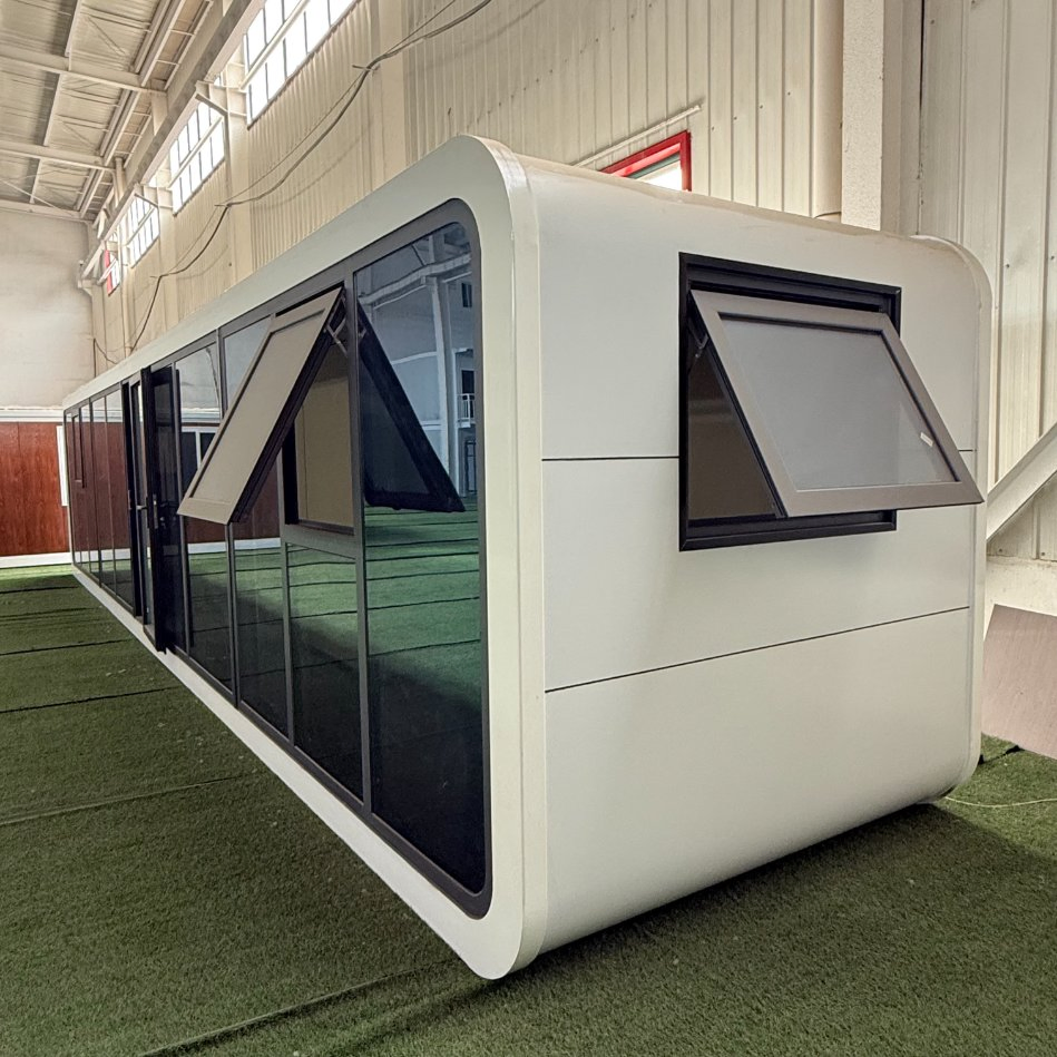 Modern Luxury Mobile Tiny Portable Pod Modular Prefab Apple Cabin House for Office/Hotel/Rresort/Inn/Airbnb