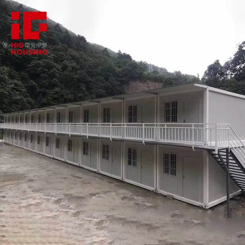 Factory Price China Prefab Modular EPS Sandwich Panel Portable Site Office Appartement Premade Container House