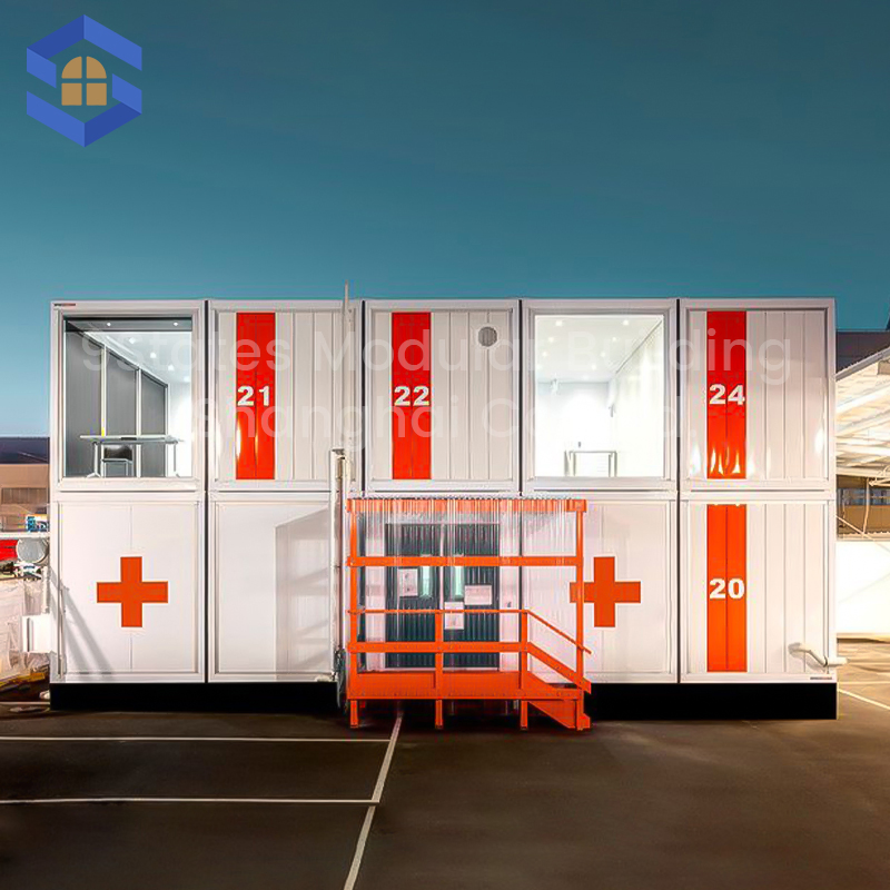 Temporary Building Prefabricated House for Efficient Emergency Medical Shelter Needs