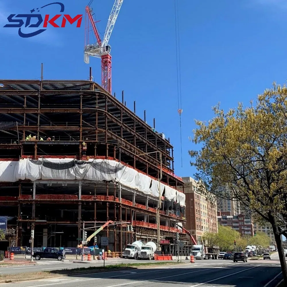 Residential Building Metal Frame Office Building Steel Prefabricated House for Family Steel Prefabricated 2 Storey Commercial Building