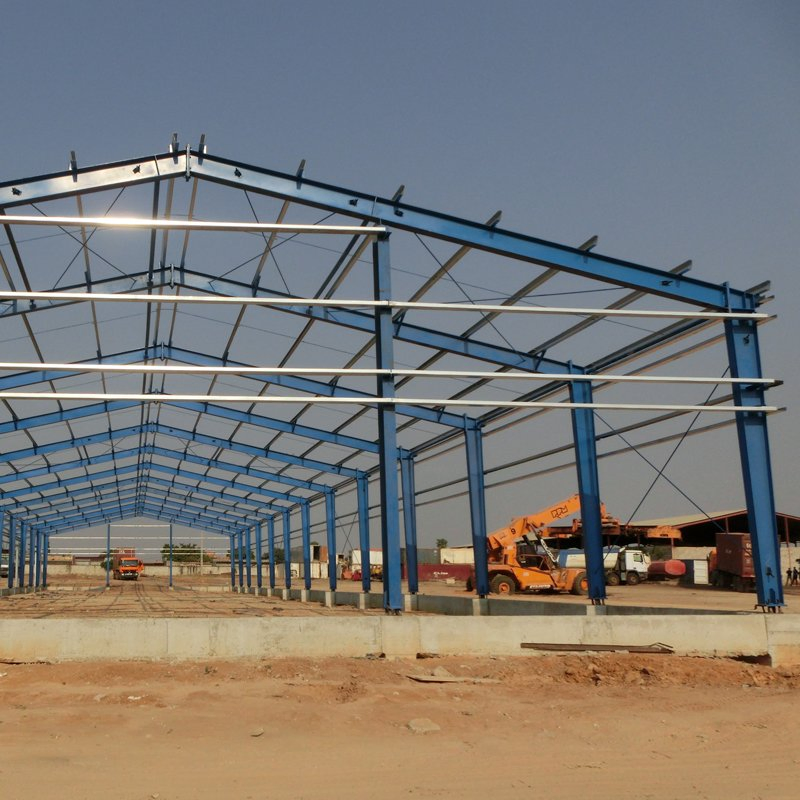 Steel Structure Factory Prefabricated Warehouse, Workshop Q345b/Q235B