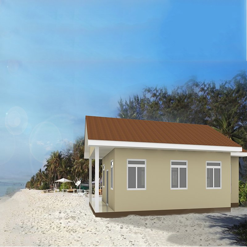 Factory Direct Supply Villa Prefab Single Storey Prefabricated House