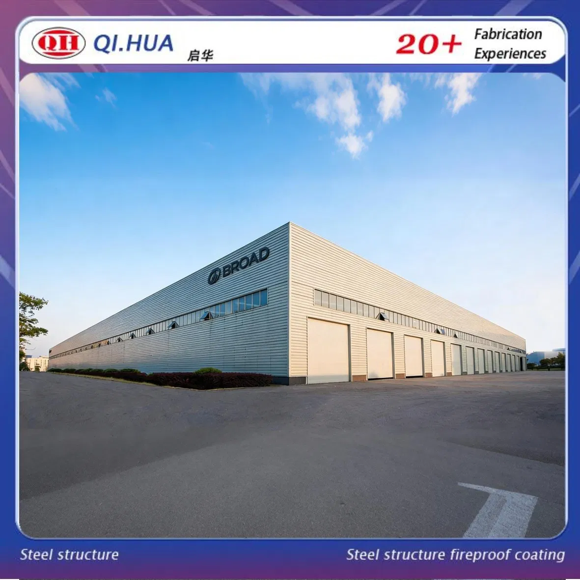 Industrial Prefabricated House Steel Structure for Workshop and Warehouse Construction