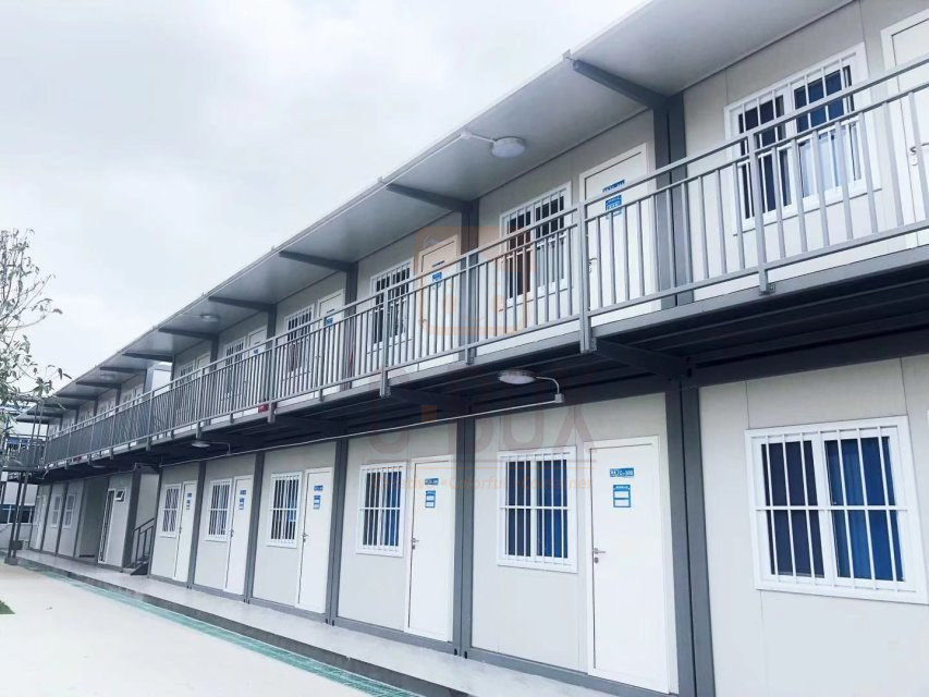 Custom Prefabricated House Container Steel Frame Double Storey Prefab House