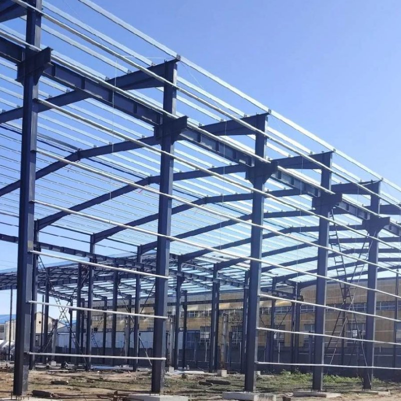 Lower Cost Pre-Fabricated Steel Building for Warehouses/High Strength Prefabricated Steel Structure Buildings Metal Warehouse and Workshop