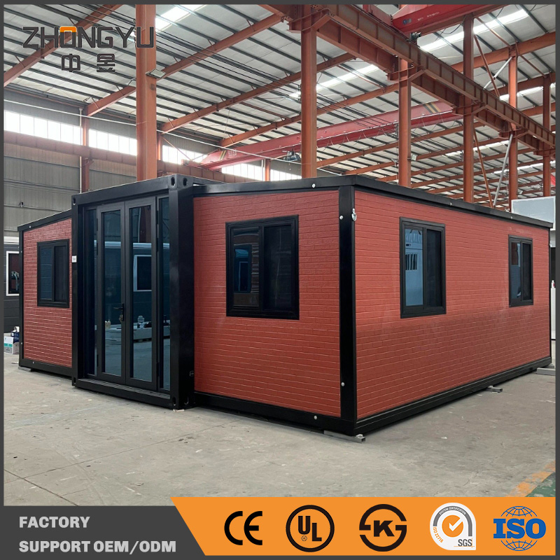 20FT Expandable Container Office &amp; Home Luxury Prefabricated Mobile Unit with Modular Design