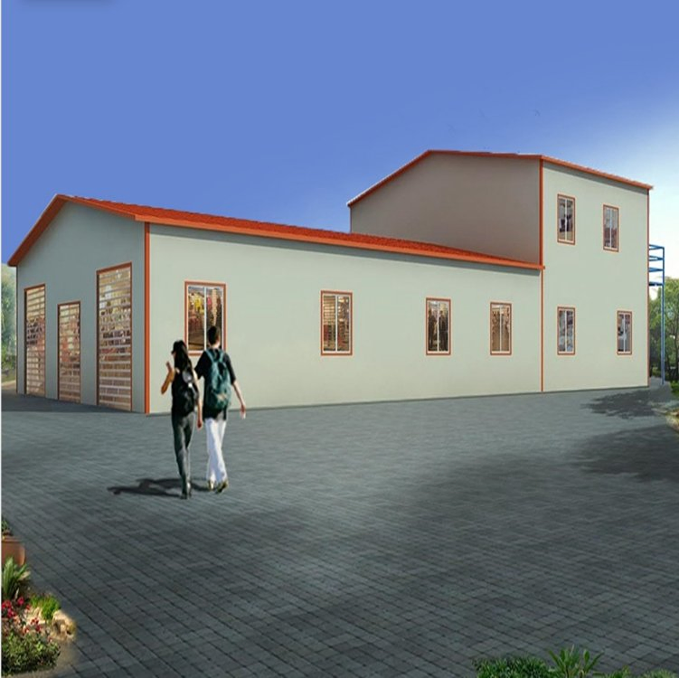 68 Sqm Prefab House Prefabricated House with EPS Sandwich Panel