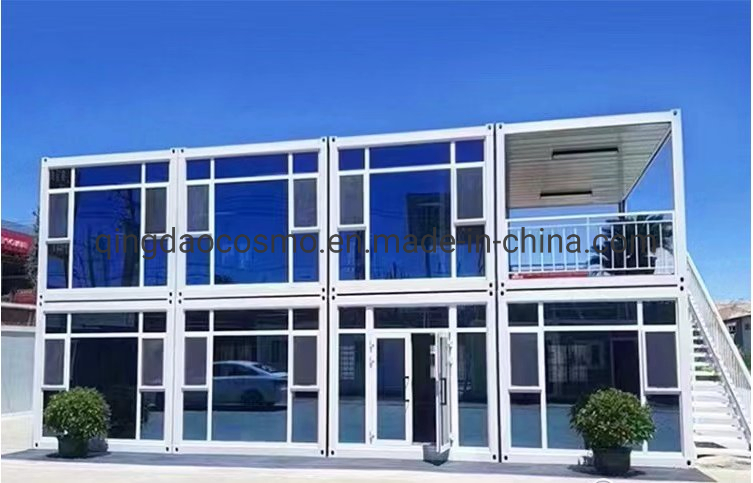Factory Price 20FT Double Storey Prefab Modern Modular Labor Camp Detachable Container Office Prefabricated House for Sale