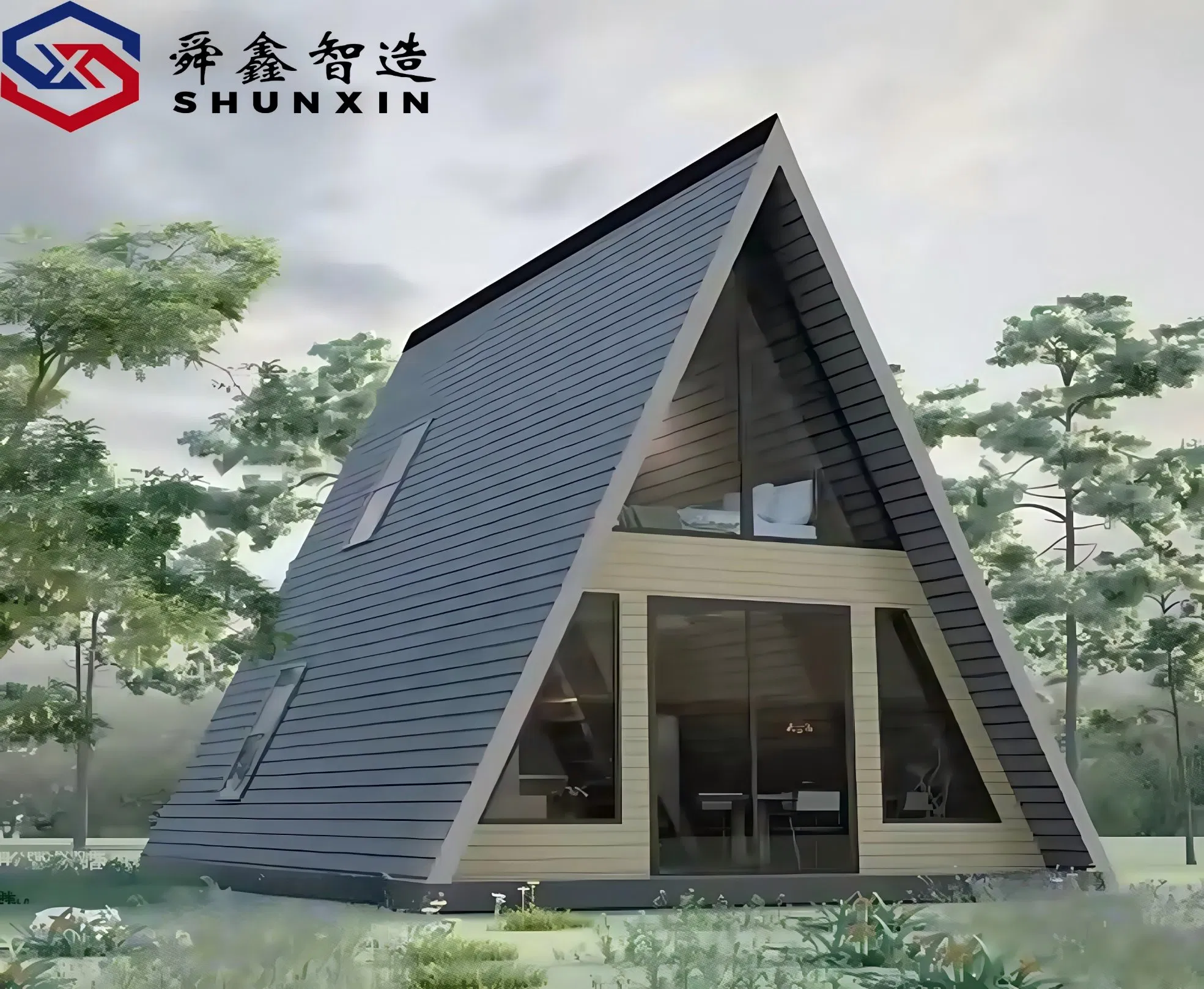 Modular Prefab Tiny Cabin Prefabricated Color Customized Villa House