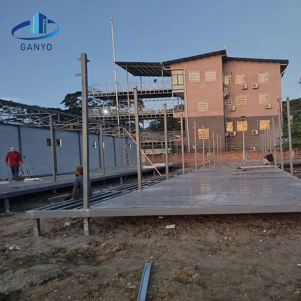 High Quality Fireproof Folding Container House Steel Structure Building