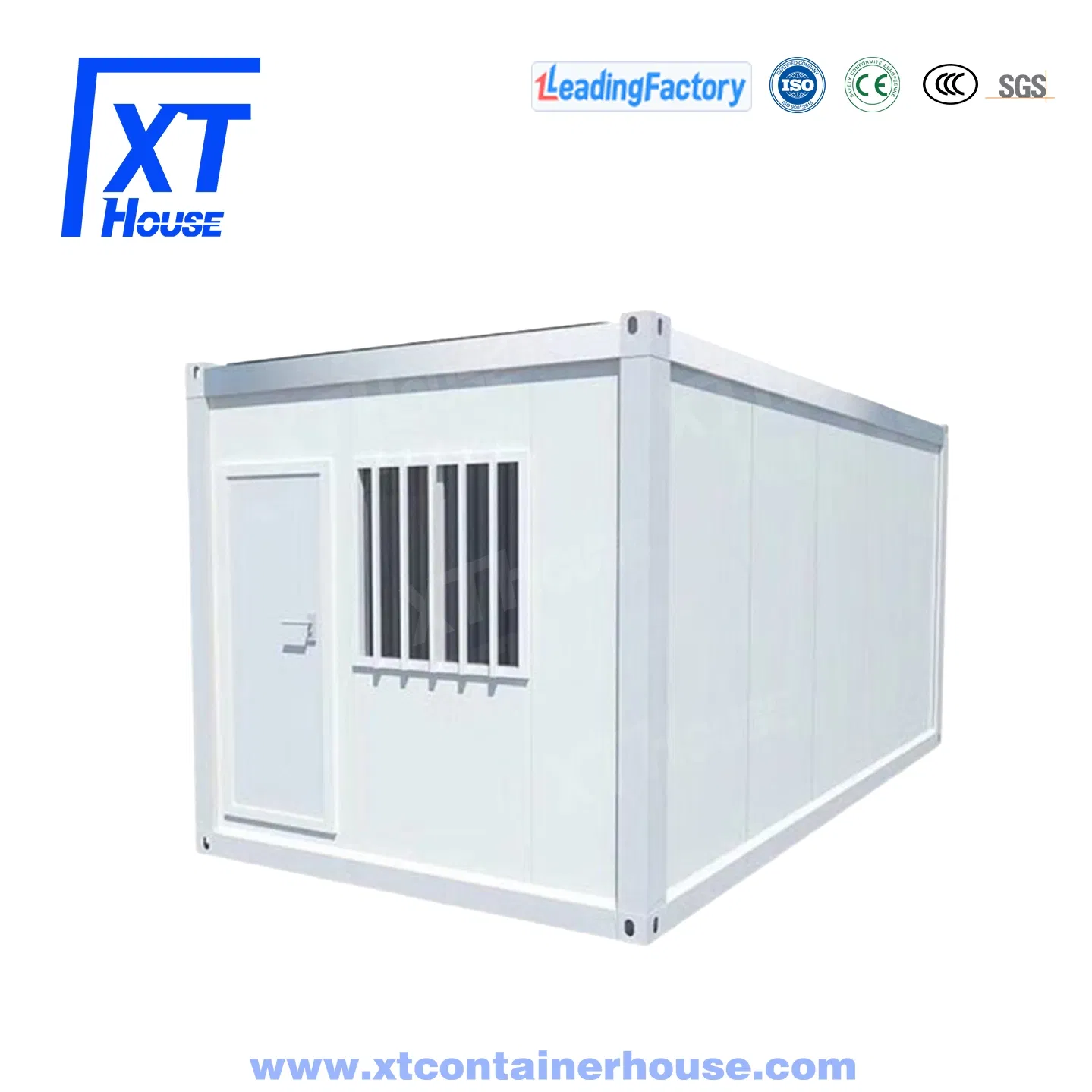 Quick Assembly 2 Floor Prefab House Portable Casa Modular Prefabricada Capsule Cabin Modular Container House as Office/School/ Store for Construction Site