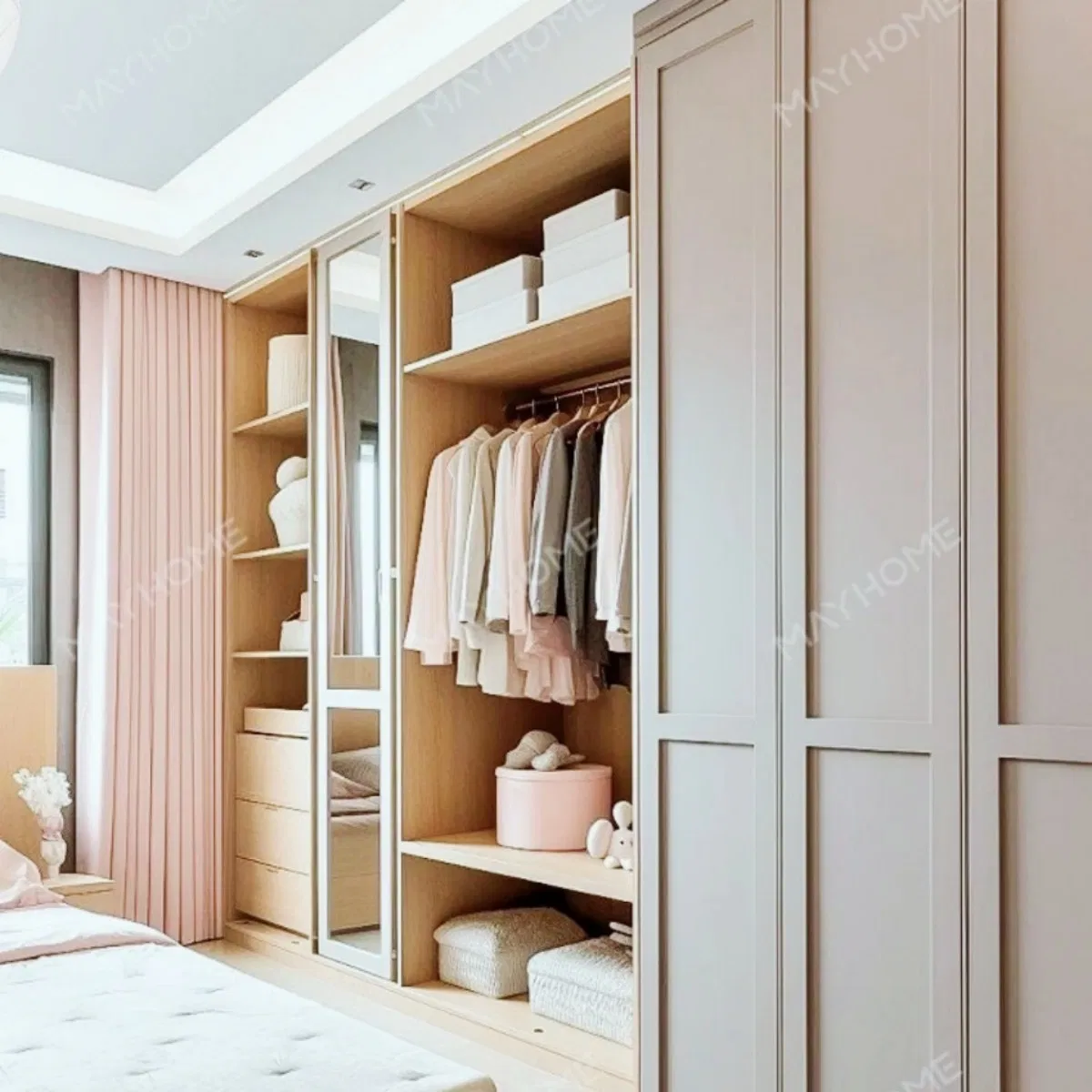 China Durable Barrier Aluminium Alloy Dress-up Zone Personal Storage Multi-Purpose Cabinet Drawer Unit