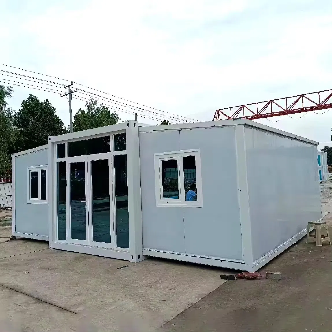Prefab Luxury Home Wall System Casa Prefabricada Modulare Expandable Container House