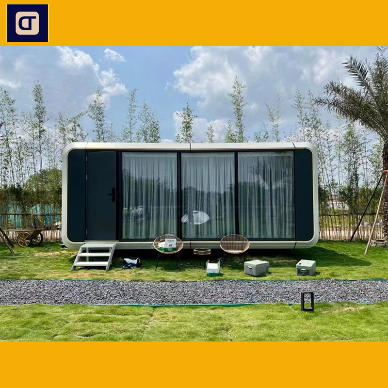 Versatile Apple Capsule Hotel Cabin for Sustainable Camping Experiences Modular Prefabricated Tiny Prefab Mini Mobile Tiny Home Office Pods Apple Cabin House