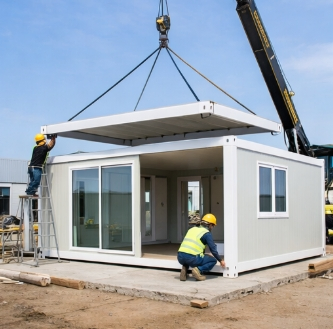 High-Efficiency Flat Pack Modular Building for Fast Setup