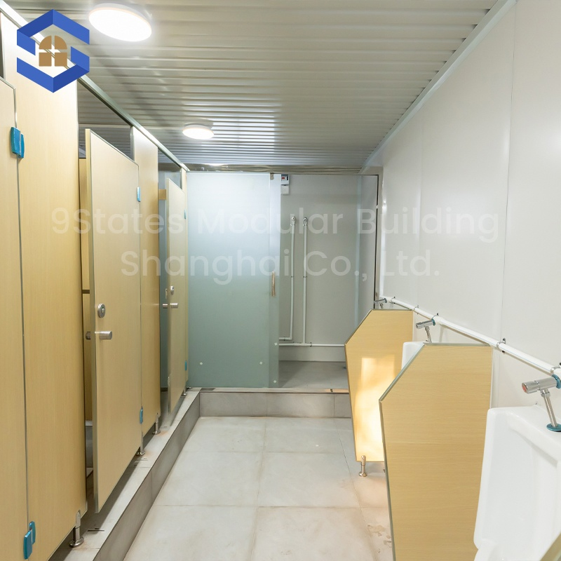 Modular Extension Relocatable Prefabricated Building for Park Public Toilet