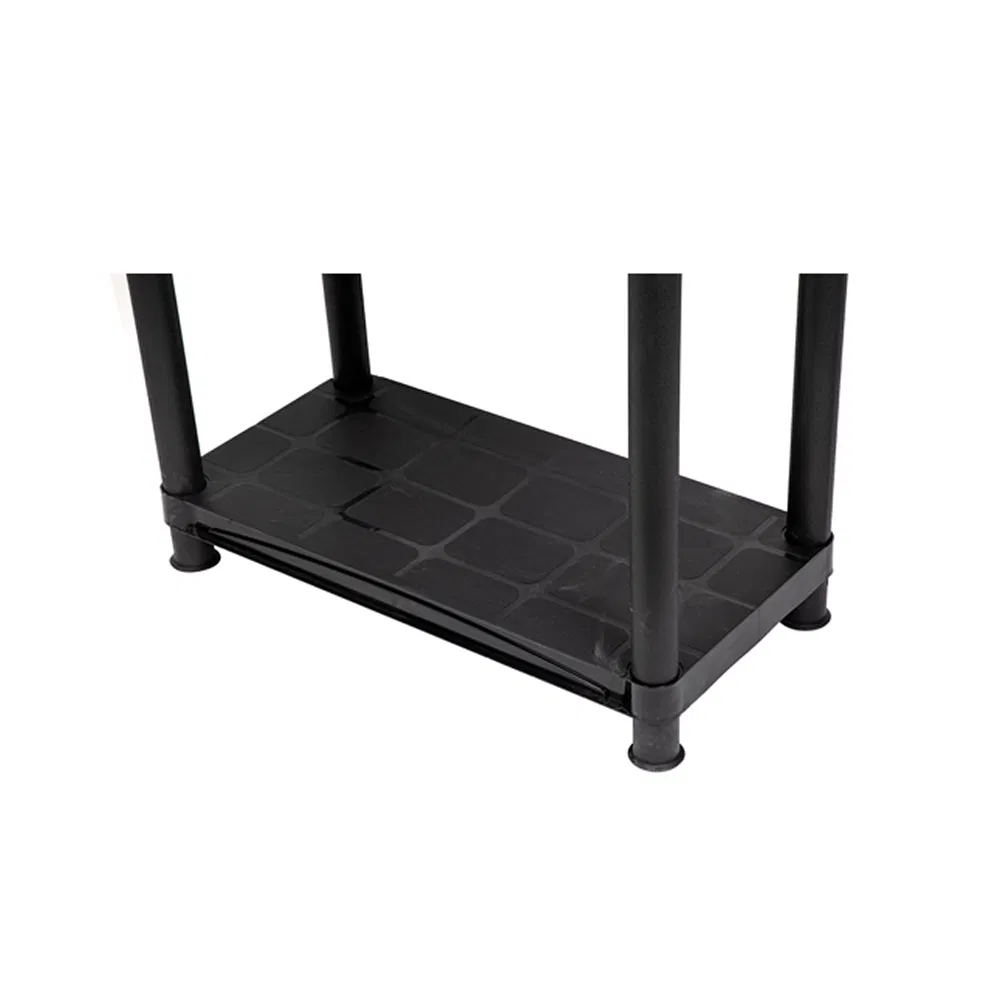 Strong Load-Bearing Capacity Wholesale Customized Black 12 Storage Plastic Collapsible Shelf