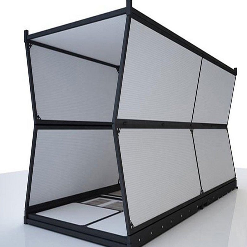 Portable 22FT Lightweight Steel Z-Fold Container Cabin for Easy Transport