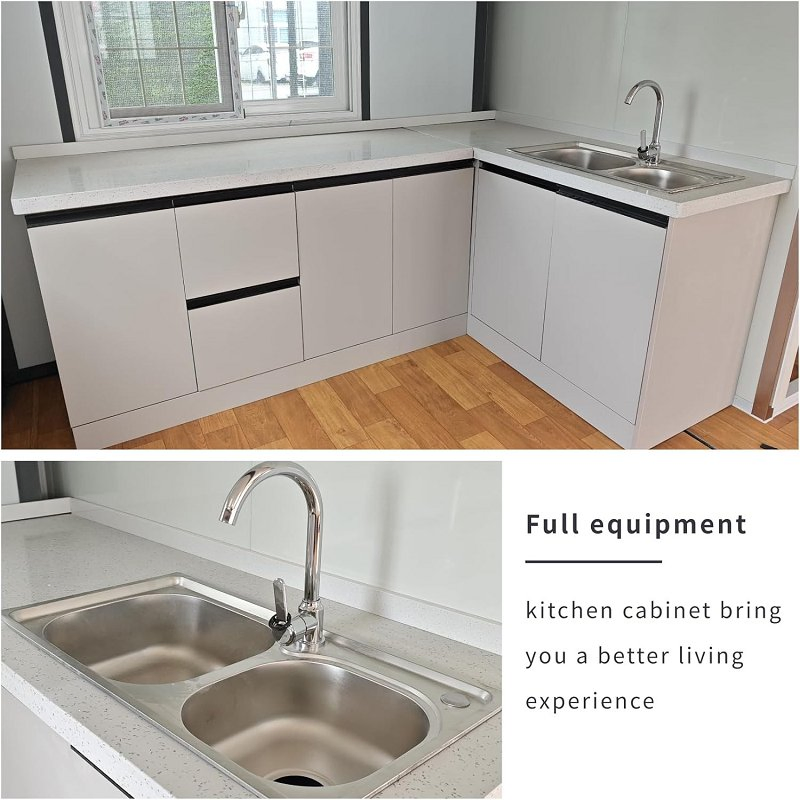 Portable 22FT Lightweight Steel Z-Fold Container Cabin for Easy Transport