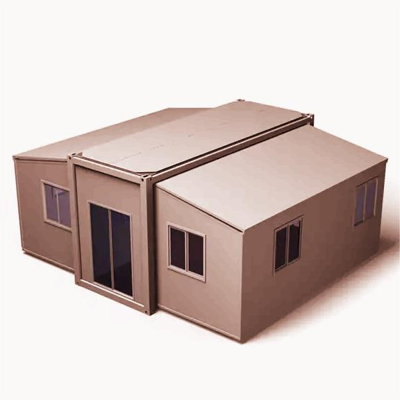Double Wing Movable Folding Packaging Box for Construction Site Homestay Housing