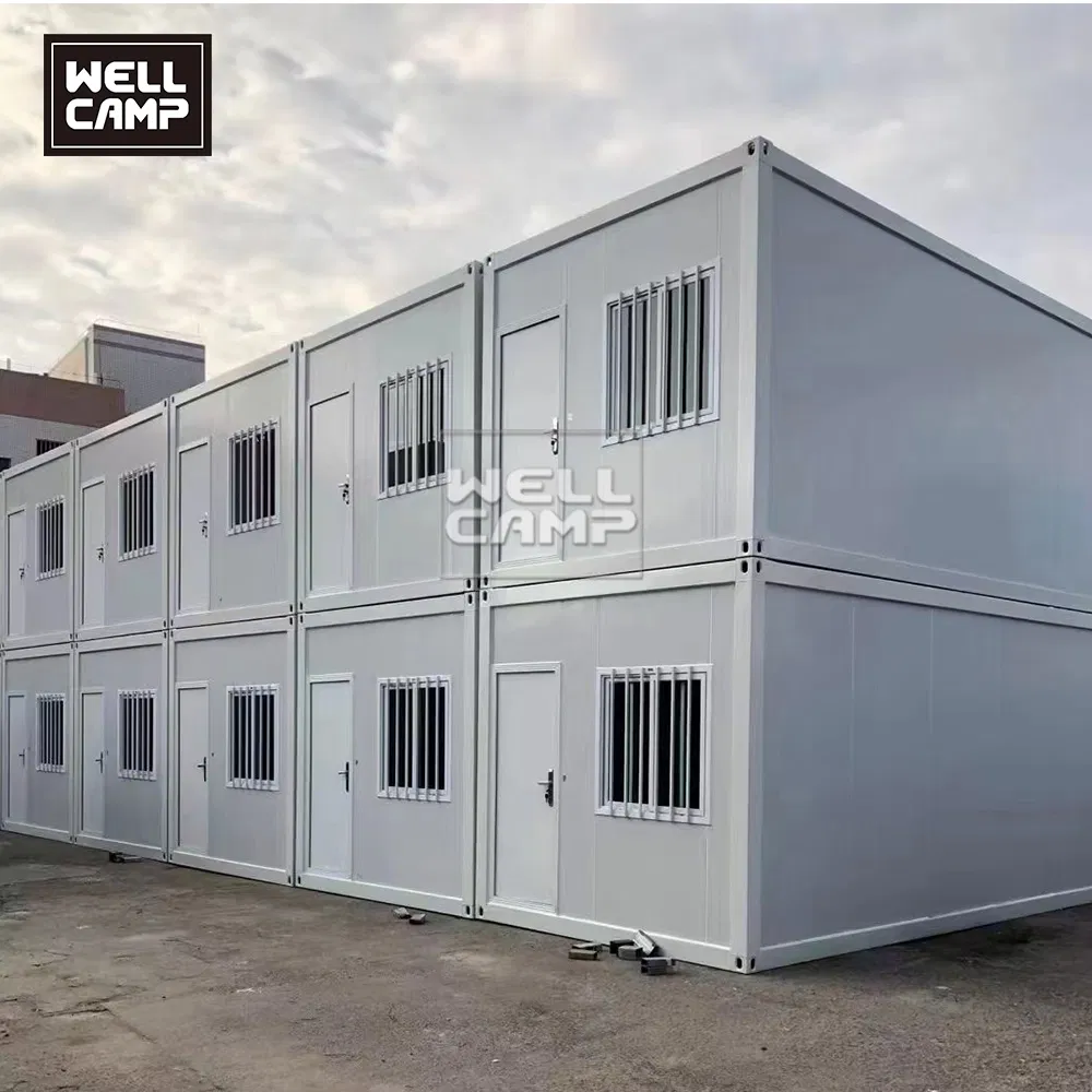 Luxury Domitory Modular Isolation Room Portable Flat Pack Container Office Building