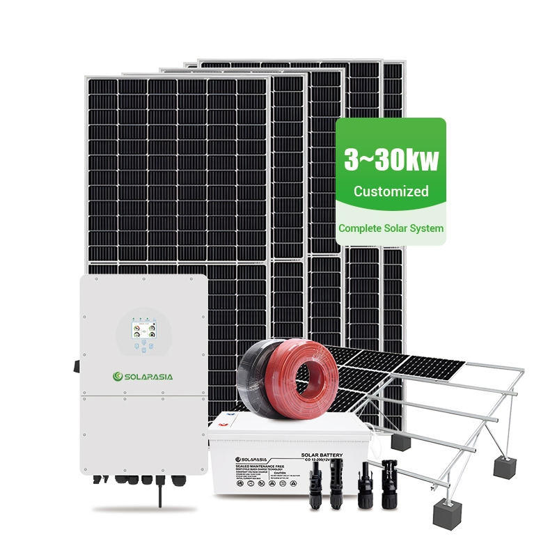 3kw Solar System Container off-Grid Complete Kit 10kw 20kw Solar Energy System Photovoltaic Energy for Commercial Remote Sites