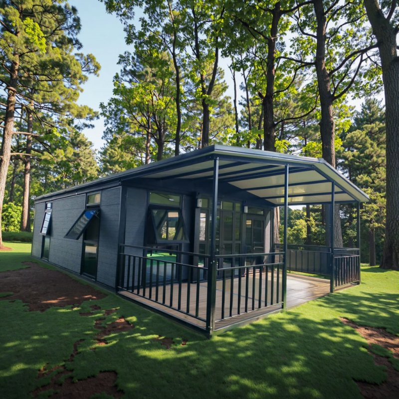 Custom 20/30/40FT Portable Waterproof Prefab Expandable Container House with Balcony Bathroom for Villa Residence Hotel