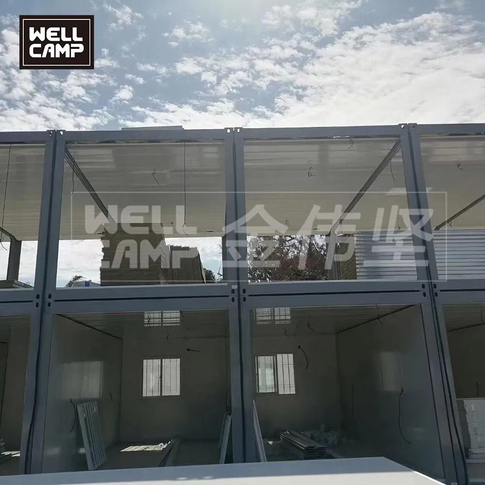 High Performance Customizable Dormitories Office Building Fold out Flat Pack Container Home