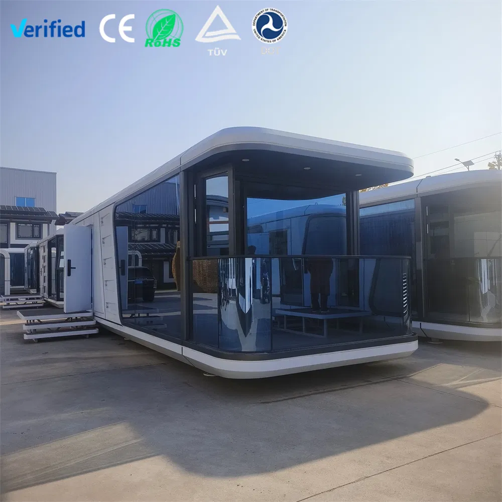Modern Outdoor Modular Mobile Vessel Space Capsule House Customize House Outdoor Prefab House Luxury Space Capsule for Projects