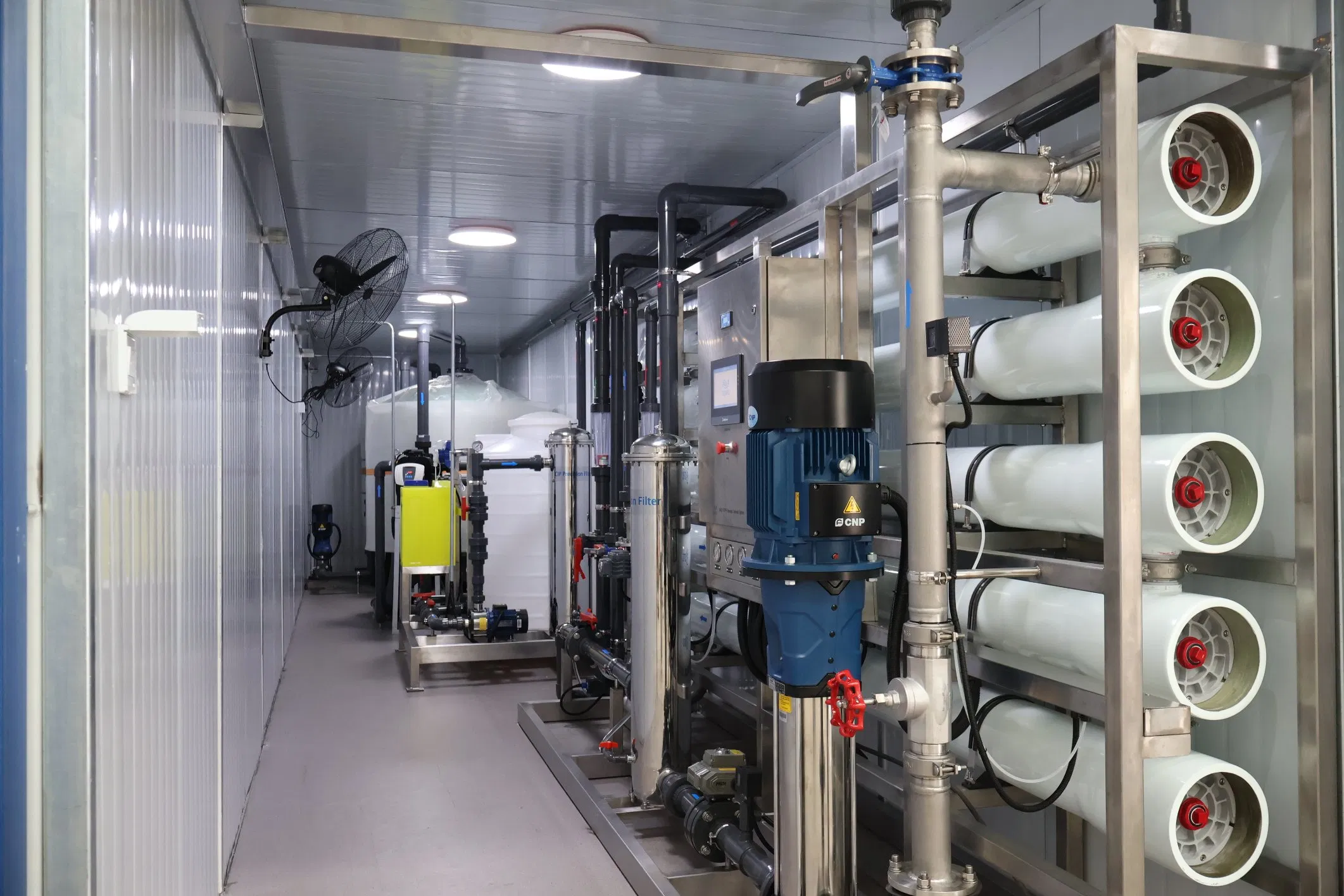 15tph RO Container Water Purification System Reverse Osmosis System Desalination Plant