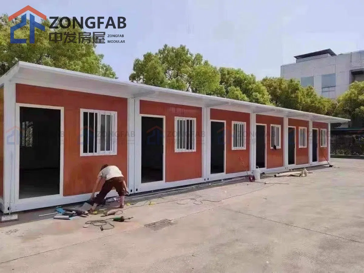Customizable SGS 20FT Portable Movable Prefab Mobile Prefabricated Modular Container Office Building