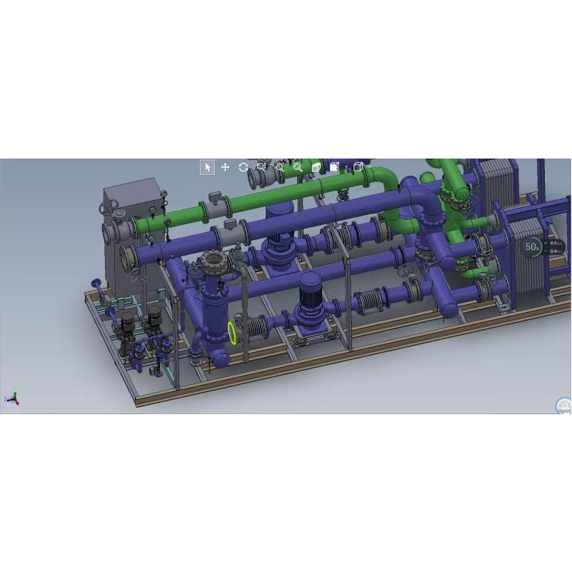 Stainless Steel Sanitary Grade Food Industry Heat Exchanger Unit