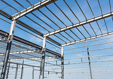 Industrial Prefabricated Steel Structure Construction Building Farm Storage Shed with Foldable Garage