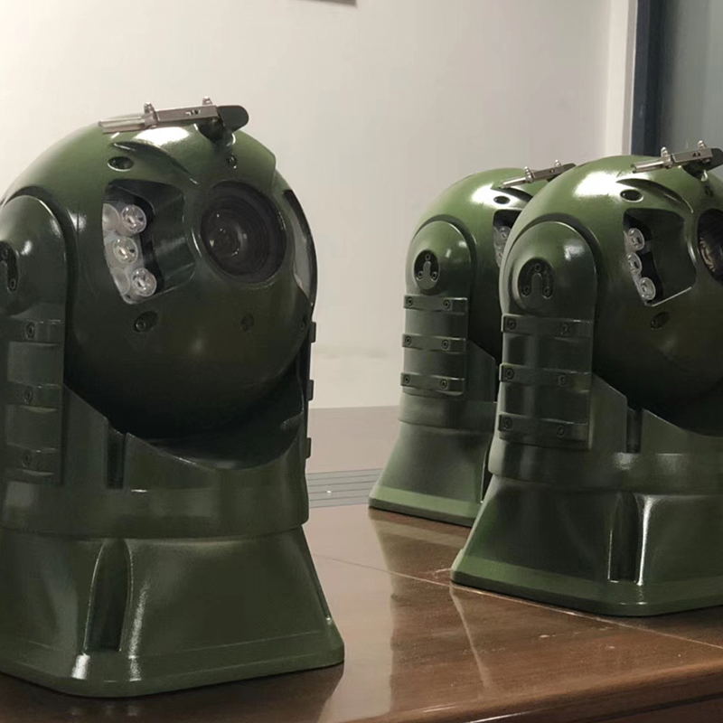 Reliable Rugged Mobile Surveillance Dual Sensor Thermal PTZ Camera System