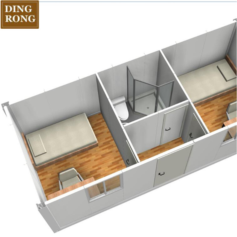 Prefabricated Homes 2 Bedroom Portable Folding Hotel Cabins