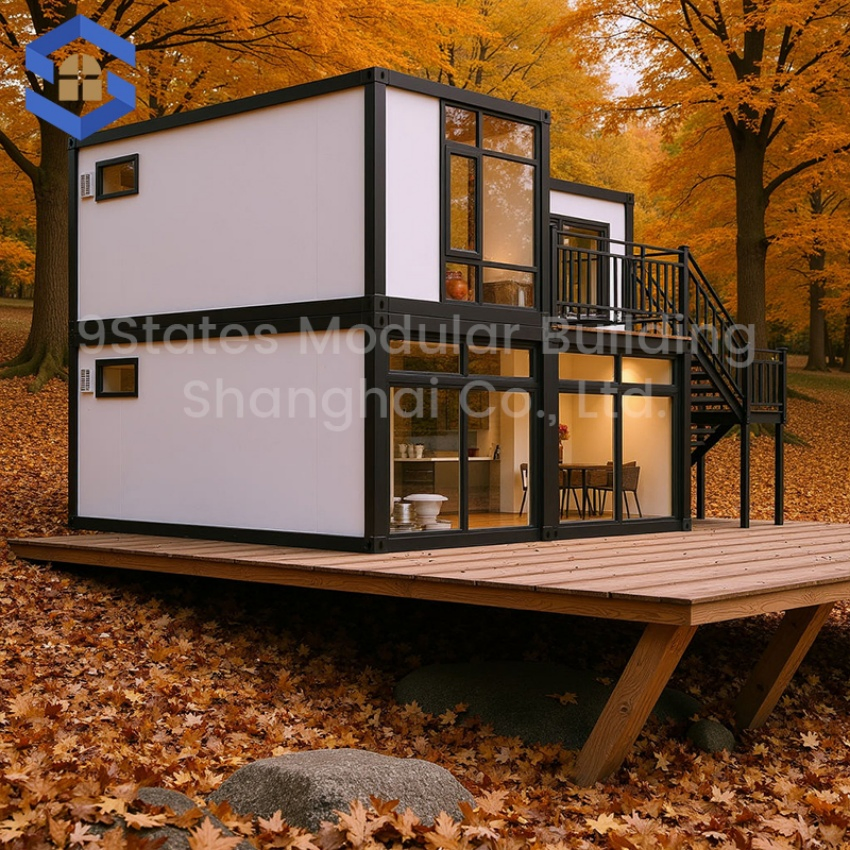 20FT / 40FT / Customized Size Modular Foldable Prefabricated Building for Affordable Dwelling