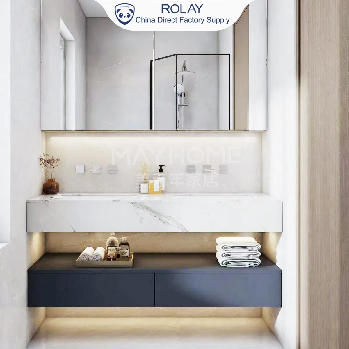 Rust-Free Frame Weather Tolerance Fade Resistant Secure Locking Balcony Storage Unit with High Quality