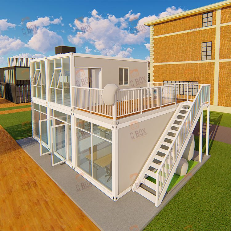 Cbox Casas Modulares Prefabricadas Modular Prefabricated Mobile Two Story Prefab Container Office