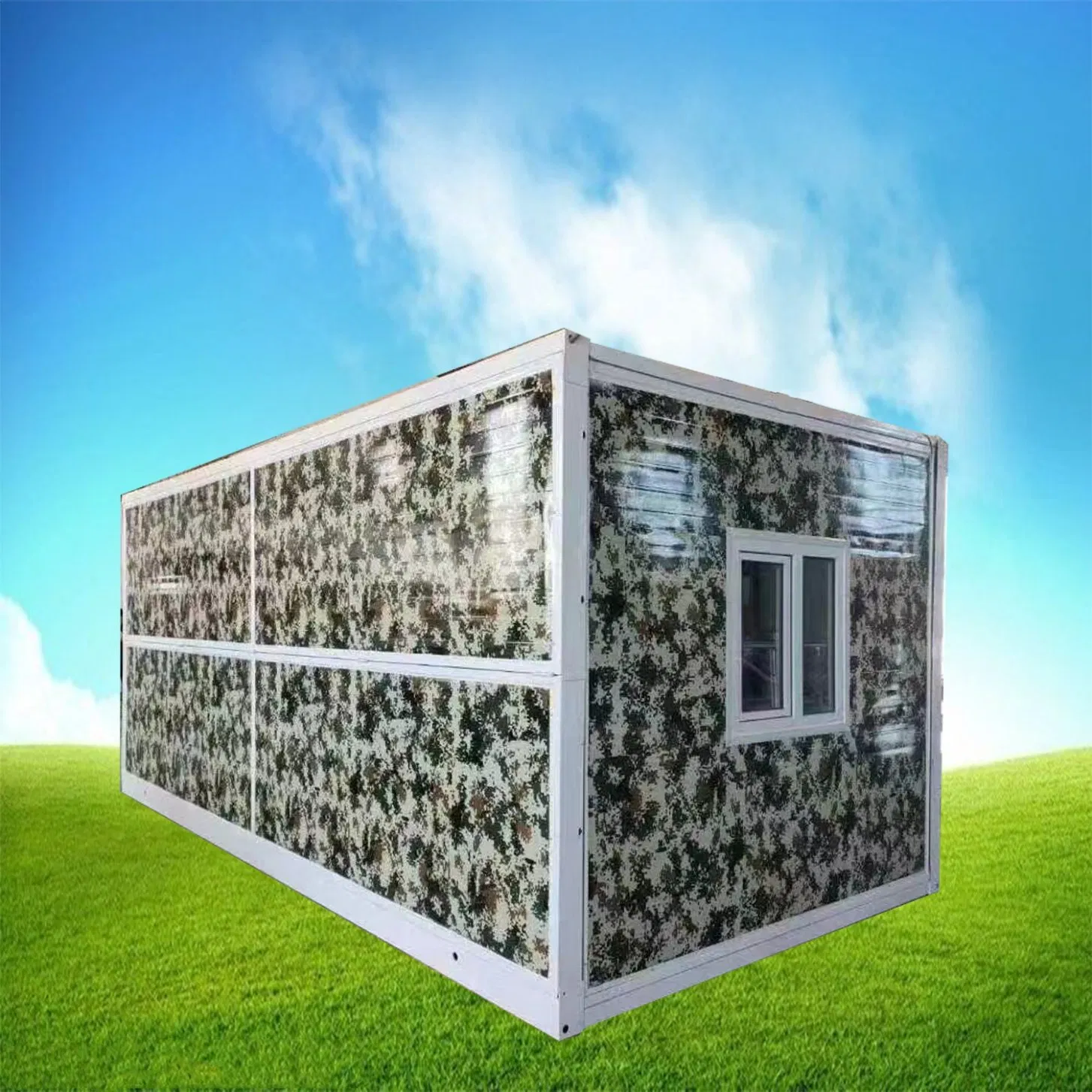 Temporary Movable Housing for Export, Foldable and Customizable Dormitory for Construction Site