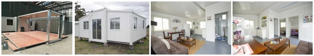 Modular Container Living Building