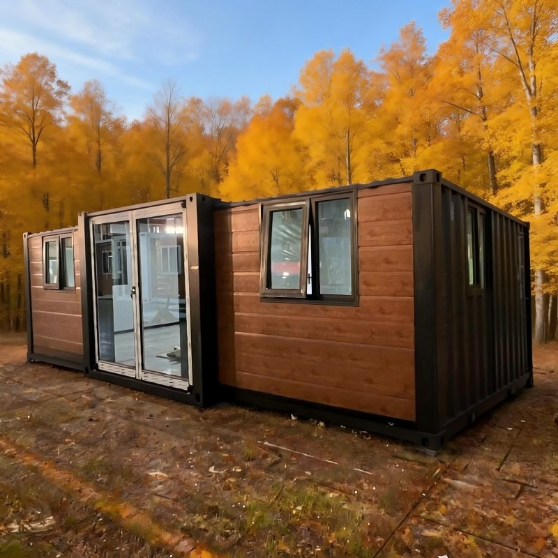 Factory Direct Dual-Wing Folding House 10-Min Quick Assembly Prefab Home for Construction Site Disaster Relief