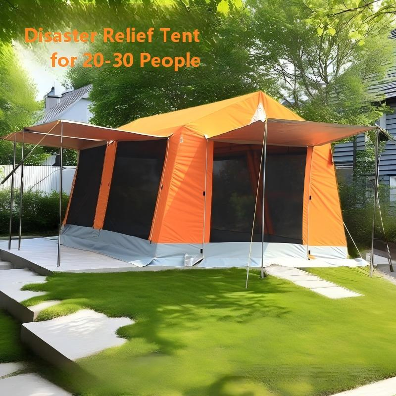 Rapid-Deployment Shelter System Canopy: Portable, Heavy-Duty &amp; Foldable for Emergency Relief and Camping Multi-Scenario Instant Shelter