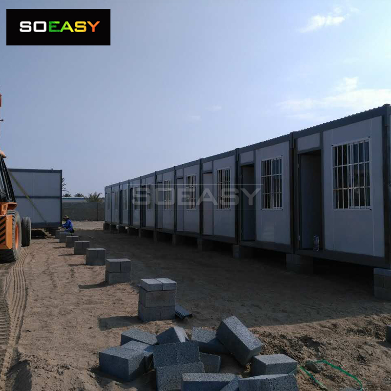 Oil and Gas Camp Building Prefabricated Folding Container Home House Dormitory Camp