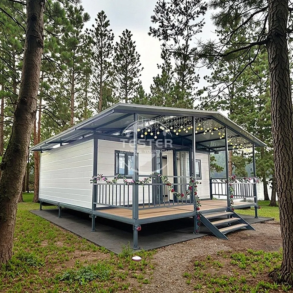 20FT 40FT Modern Movable Expandable House Tiny House Container House with 2 or 3 Bedrooms Kitchen Bathroom