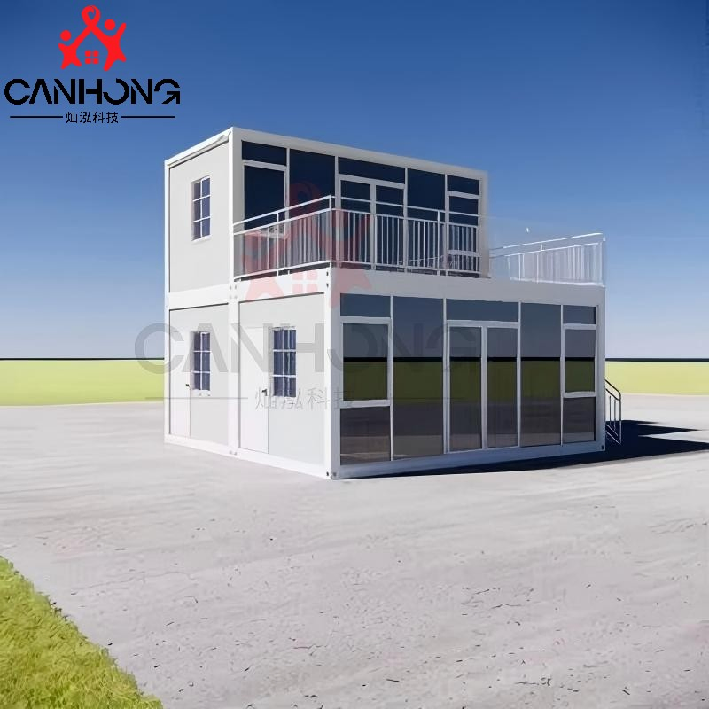 Quickly Assemble Prefab Modular High Quality Detachable Sandwich Panel Container House Flat Pack Temporary Home